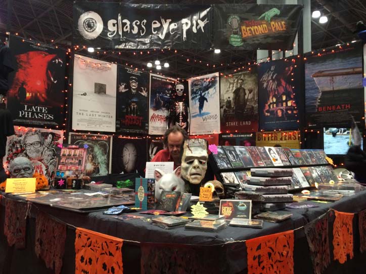 Fessenden and Frankie in the GEP booth