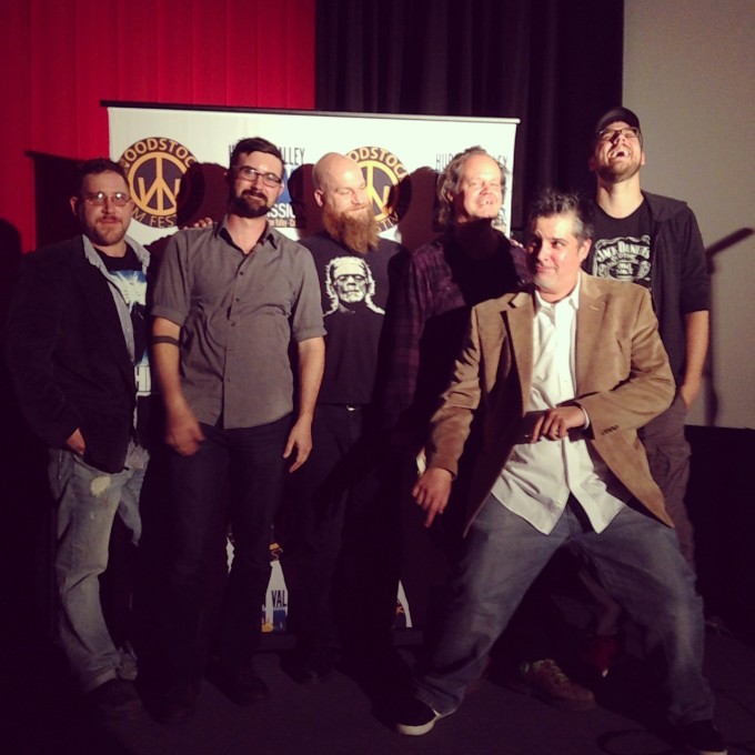 Glass Eye Pals Brian Spears, Brent Kunkle, James Felix McKenney, Fessenden, Peter Gerner and Jim Mickle