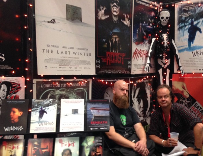 Director James Felix McKenney and Fessenden at NYCC